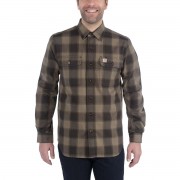 carharttHUBBARDSLIMFITFLANNELSHIRTBURNTOLIVE-01