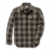 carharttHUBBARDSLIMFITFLANNELSHIRTBURNTOLIVE-01